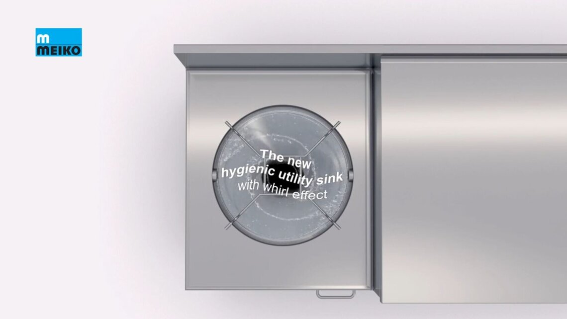 The new hygienic spout with whirl effect The new hygienic spout with whirl effect