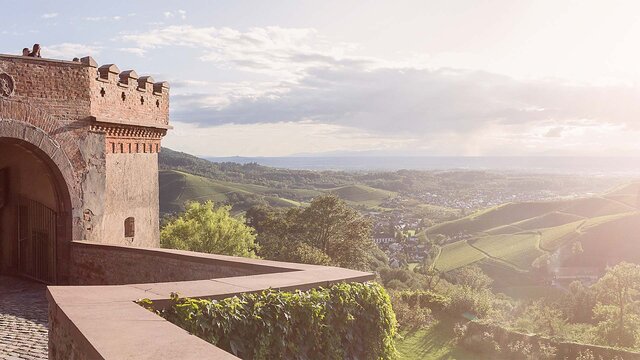 Blick vom Schloss Staufenberg Blick vom Schloss Staufenberg