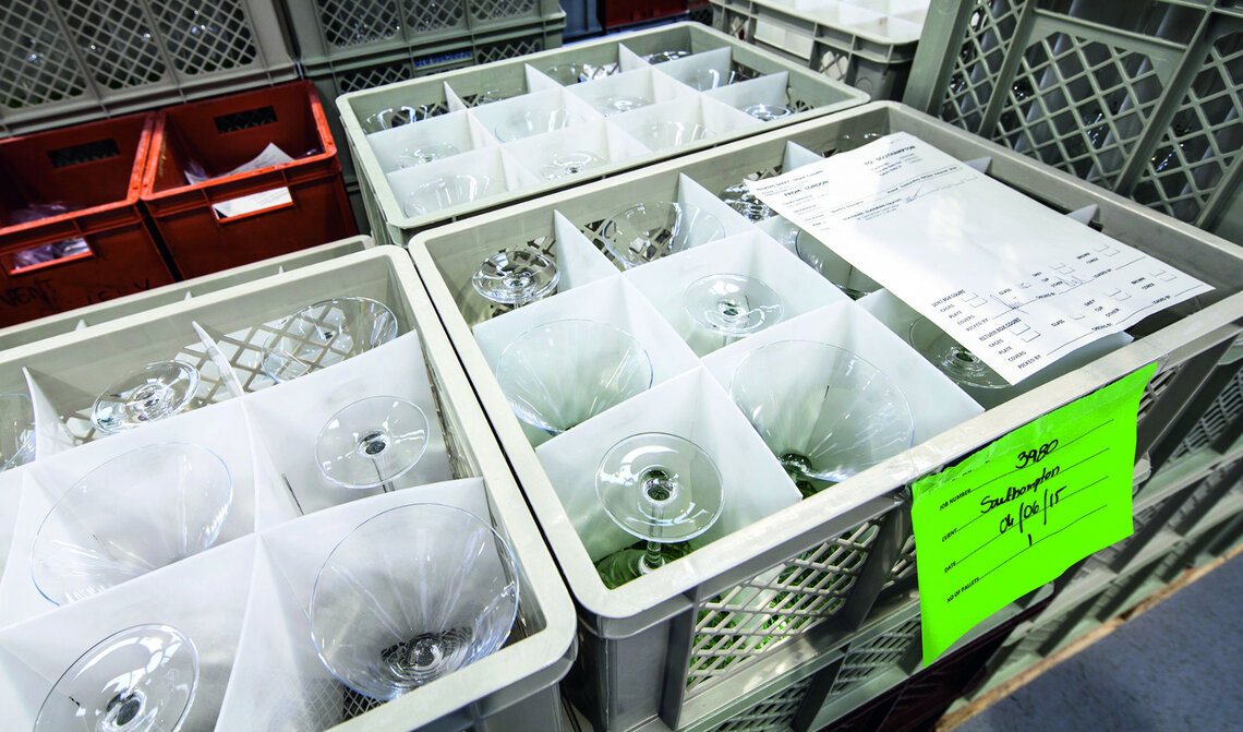 Every glass is checked for chips and cleanliness and the consignment signed off as perfect, before it goes to the customer. Every glass is checked for chips and cleanliness and the consignment signed off as perfect, before it goes to the customer.