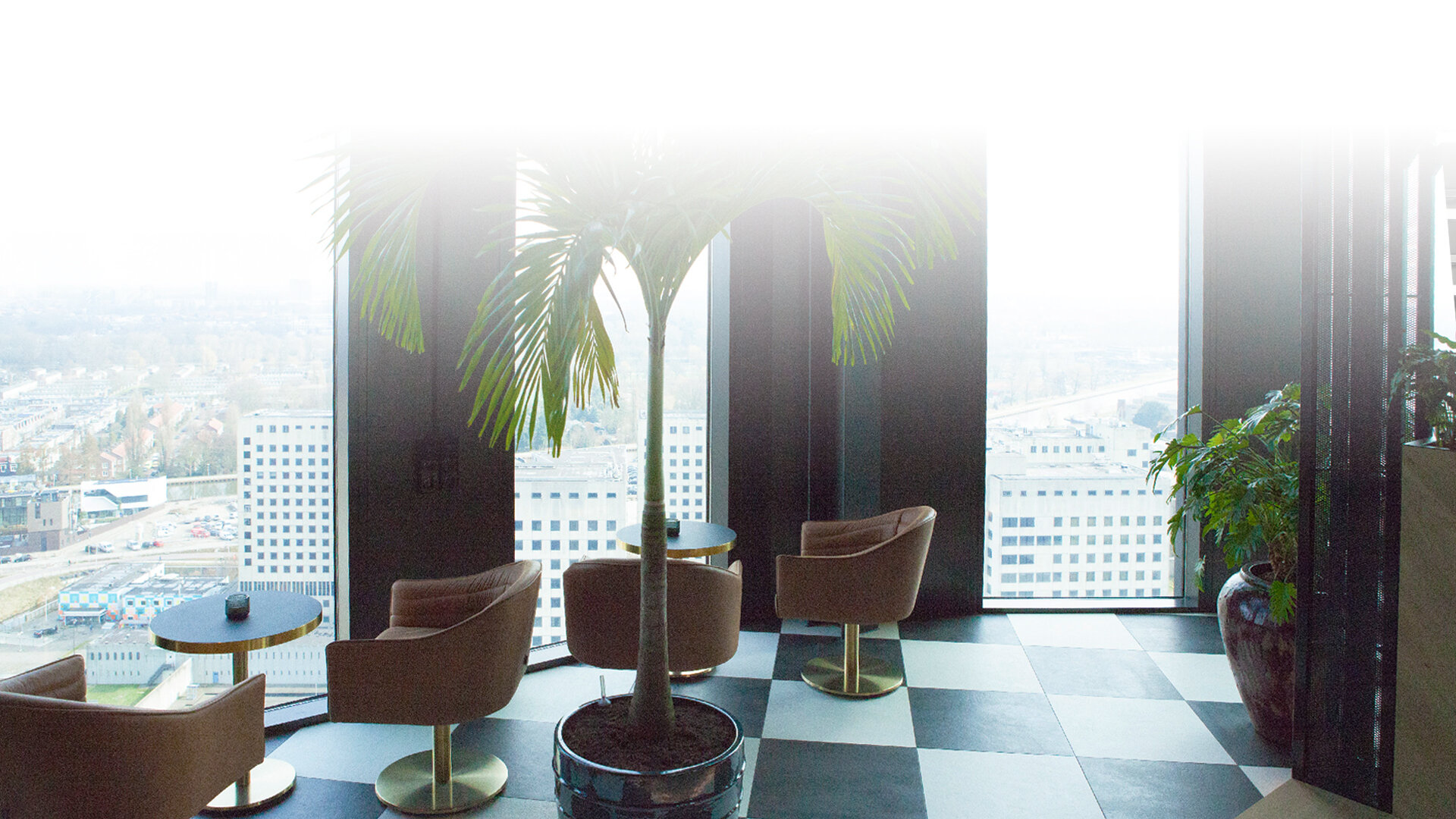 Vista desde el salón Vista desde el salón del hotel QO