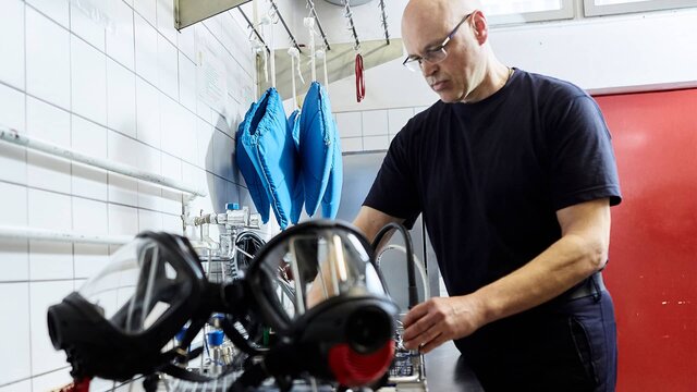 Atemschutzmasken aufbereiten Schnell, saubere Ausrüstung