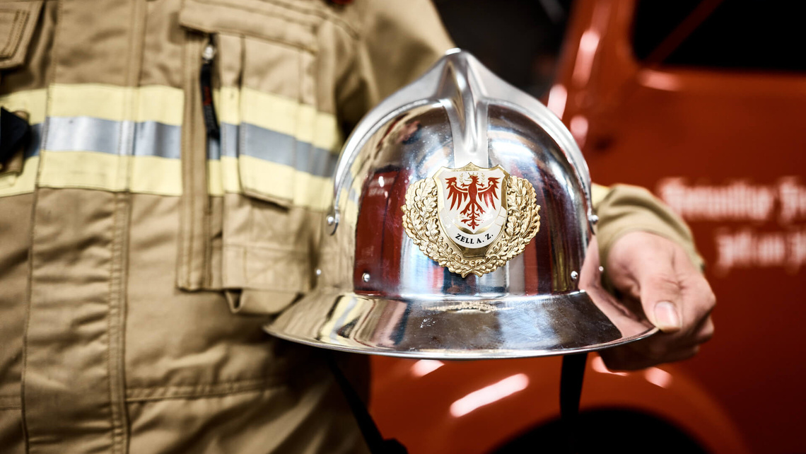 Firefighter's helmet from Zell am Ziller fire service